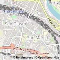 Mapa Pisa
