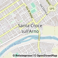 Mapa Santa Croce sull'Arno