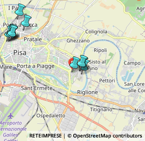 Mappa Via Italo Simon, 56124 Pisa PI, Italia (2.6825)