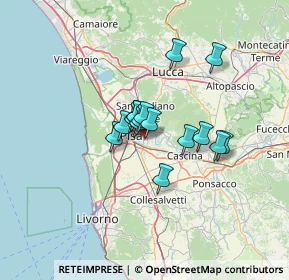 Mappa Via Martin Lutero, 56124 Pisa PI, Italia (8.37313)