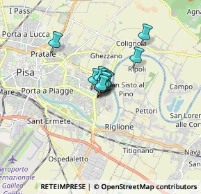 Mappa Via Martin Lutero, 56124 Pisa PI, Italia (0.74)