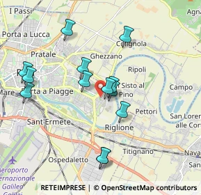 Mappa Via Martin Lutero, 56124 Pisa PI, Italia (1.82615)