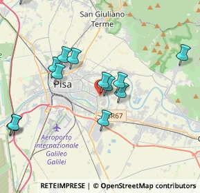 Mappa Via Martin Lutero, 56124 Pisa PI, Italia (4.09538)