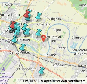 Mappa 2 Ospedale Cisanello, 56124 Pisa PI, Italia (2.542)