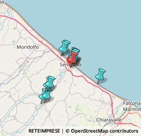 Mappa Via Capanna, 60019 Senigallia AN, Italia (4.46417)