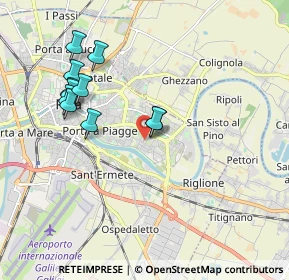 Mappa Via Lombardia, 56124 Pisa PI, Italia (1.92182)