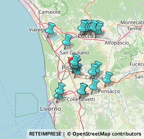 Mappa Via Lombardia, 56124 Pisa PI, Italia (12.1315)