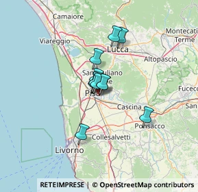 Mappa Via Lombardia, 56124 Pisa PI, Italia (7.31667)