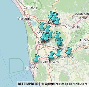 Mappa Via Lombardia, 56124 Pisa PI, Italia (11.04)