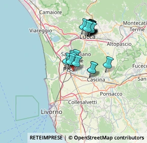 Mappa Via Lombardia, 56124 Pisa PI, Italia (11.175)