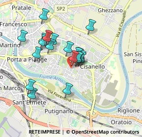 Mappa Via Lombardia, 56124 Pisa PI, Italia (0.7515)