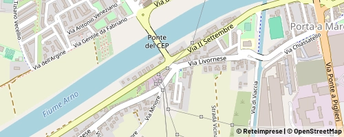 Mappa Pisa