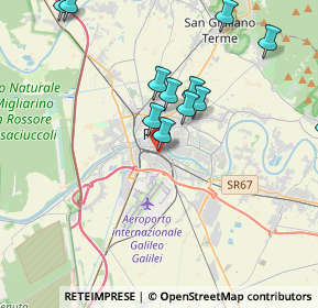 Mappa Cavalcavia San Giusto, 56121 Pisa PI, Italia (4.84571)