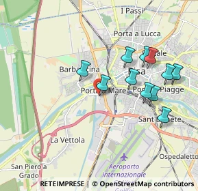 Mappa Corte Sanac, 56122 Pisa PI, Italia (1.85727)