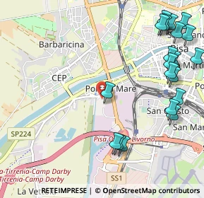 Mappa Corte Sanac, 56122 Pisa PI, Italia (1.4475)