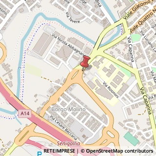 Mappa Viale Giordano Bruno, 63, 60019 Senigallia, Ancona (Marche)
