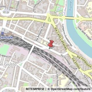 Mappa Via Filippo Corridoni,  36, 56125 Pisa, Pisa (Toscana)
