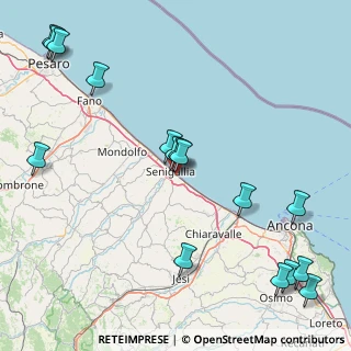 Mappa ENI Station pv. 5709 Via Podesti, 60019 Senigallia AN, Italia (22.265)