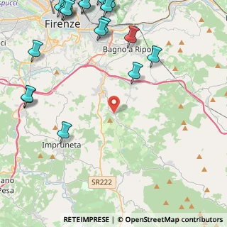 Mappa SP 56 del Brollo e Poggio Alla Croce, 50012 Bagno a Ripoli FI, Italia (6.9815)