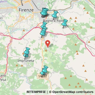 Mappa SP 56 del Brollo e Poggio Alla Croce, 50012 Bagno a Ripoli FI, Italia (4.61)