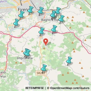 Mappa SP 56 del Brollo e Poggio Alla Croce, 50012 Bagno a Ripoli FI, Italia (5.21)