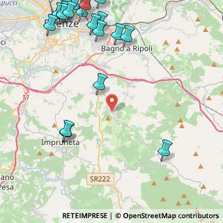 Mappa SP 56 del Brollo e Poggio Alla Croce, 50012 Bagno a Ripoli FI, Italia (6.667)