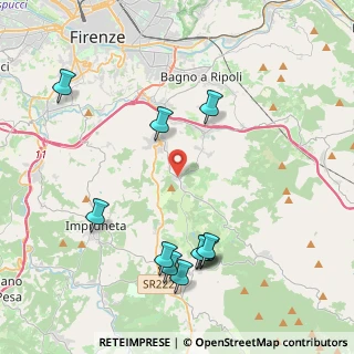 Mappa SP 56 del Brollo e Poggio Alla Croce, 50012 Bagno a Ripoli FI, Italia (4.77545)