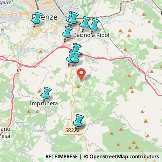 Mappa SP 56 del Brollo e Poggio Alla Croce, 50012 Bagno a Ripoli FI, Italia (4.54077)
