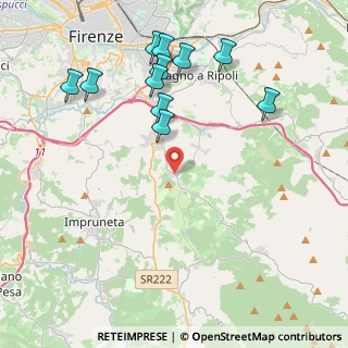 Mappa SP 56 del Brollo e Poggio Alla Croce, 50012 Bagno a Ripoli FI, Italia (4.70727)