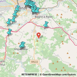 Mappa SP 56 del Brollo e Poggio Alla Croce, 50012 Bagno a Ripoli FI, Italia (6.4545)