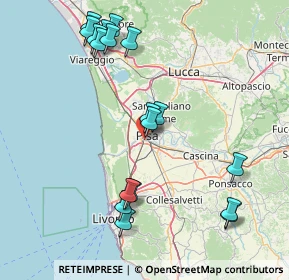 Mappa Via Quarantola, 56121 Pisa PI, Italia (18.22389)