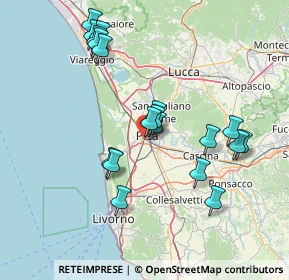Mappa Via Quarantola, 56121 Pisa PI, Italia (15.36842)