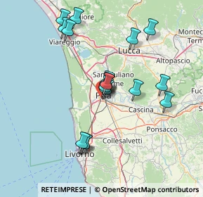 Mappa Via Quarantola, 56121 Pisa PI, Italia (13.515)