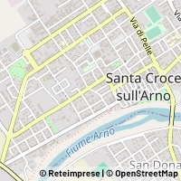 Mapa Santa Croce sull'Arno