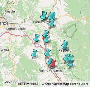 Mappa Localita Pian Dellisola, 50067 Rignano sull'Arno FI, Italia (7.191)