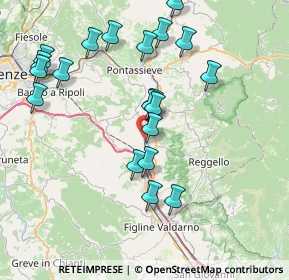 Mappa Localita Pian Dellisola, 50067 Rignano sull'Arno FI, Italia (8.4745)