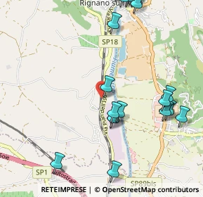 Mappa Localita Pian Dellisola, 50067 Rignano sull'Arno FI, Italia (1.344)