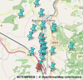 Mappa Localita Pian Dellisola, 50067 Rignano sull'Arno FI, Italia (1.8445)