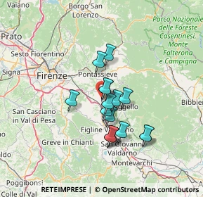 Mappa Localita Pian Dellisola, 50067 Rignano sull'Arno FI, Italia (10.49313)
