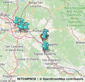 Mappa Localita Pian Dellisola, 50067 Rignano sull'Arno FI, Italia (10.76909)