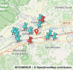 Mappa Via Cavasonno San Pierino, 50054 Fucecchio FI, Italia (3.26769)