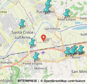 Mappa Via Cavasonno San Pierino, 50054 Fucecchio FI, Italia (2.68273)