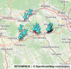 Mappa Via Cavasonno San Pierino, 50054 Fucecchio FI, Italia (10.48412)