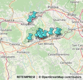 Mappa Via Cavasonno San Pierino, 50054 Fucecchio FI, Italia (7.40333)
