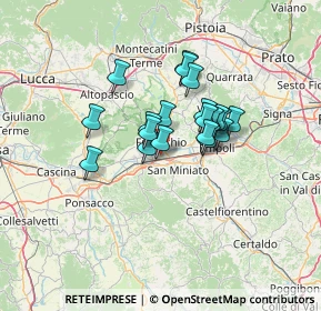 Mappa Via Cavasonno San Pierino, 50054 Fucecchio FI, Italia (9.661)