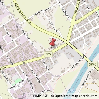 Mappa Via Francesca Sud, 130, 56029 Santa Croce sull'Arno, Pisa (Toscana)