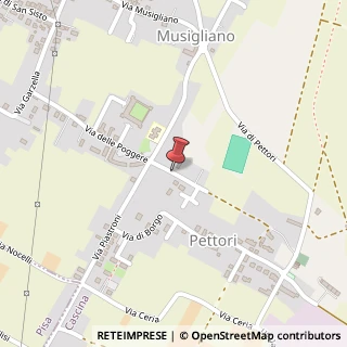 Mappa Via delle Poggere, 49A, 56023 Cascina, Pisa (Toscana)