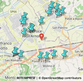 Mappa Via Arginale Est, 56028 San Miniato PI, Italia (2.3125)