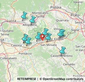 Mappa Via Arginale Est, 56028 San Miniato PI, Italia (11.98727)