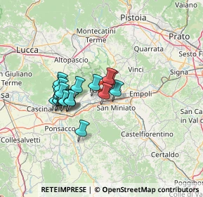 Mappa Via Arginale Est, 56028 San Miniato PI, Italia (10.877)